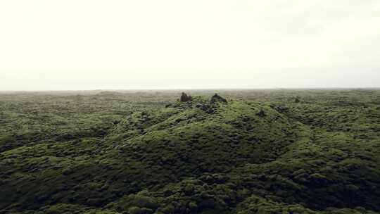 熔岩场，地面，绿色，颠簸