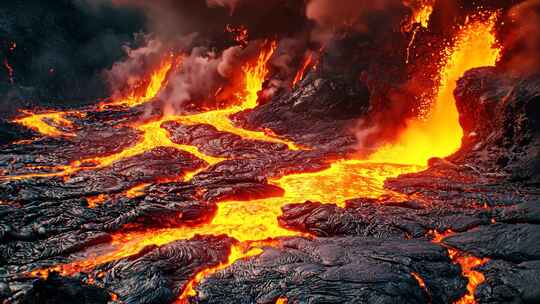 火山岩浆喷发