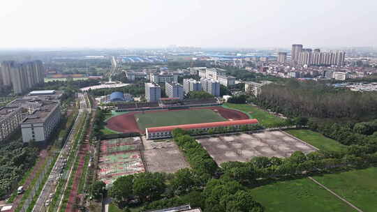 【合集】荆州长江大学南校区航拍