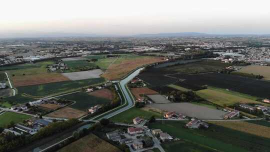 田野的航空镜头