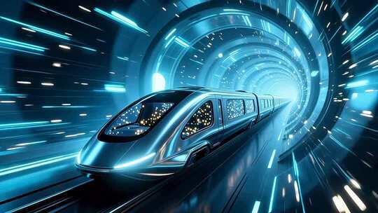 地铁时空隧道穿梭4K