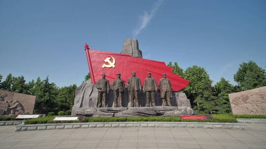 领袖雕塑红旗党建雕塑党建文化