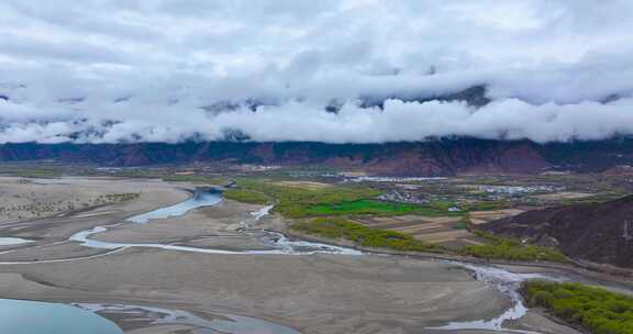 4K航拍西藏雅尼国家湿地公园3
