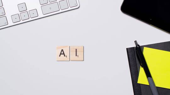 木质字母瓷砖成型首字母缩写AI