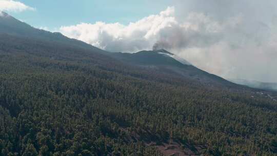 Cumre Vieja，火山，火山脊，岛