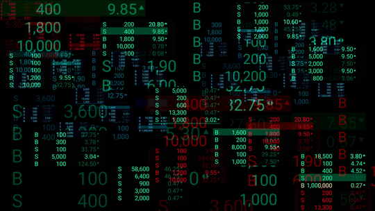 金融股票K线指数证券市场交易视频