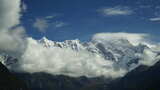 西藏风光南迦巴瓦峰延时拍摄清晨高清在线视频素材下载