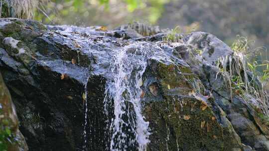 水水源溪流溪水瀑布山水生态