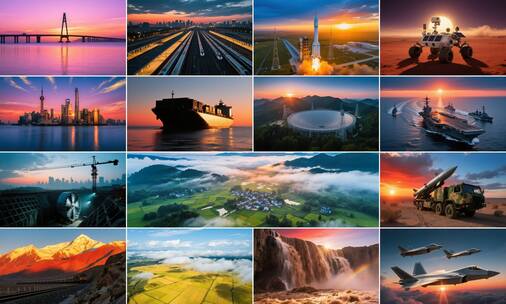 《我和我的祖国》配乐背景高清在线视频素材下载