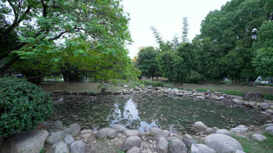 武汉江岸区堤角公园风景