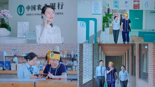 农行开户高清在线视频素材下载