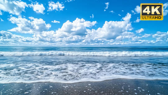 海岸海边沙滩大自然风景夏日风光素材5