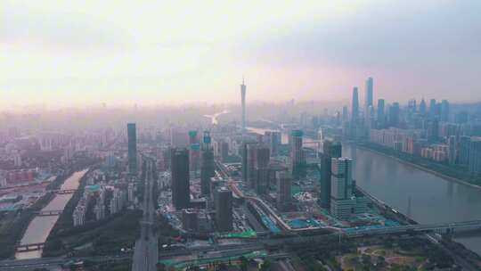 广州地标建筑航拍合集 城市风光宣传片
