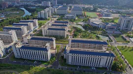 航拍福建农林大学旗山校区合集视频素材模板下载