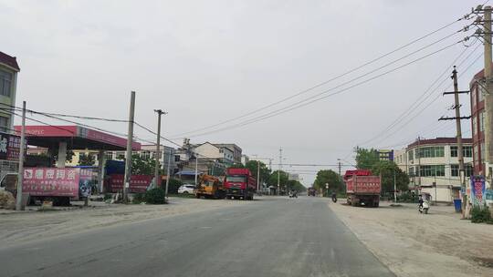 城市道路马路街头景象实拍