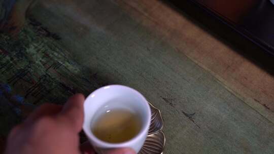 茶文化 茶汤 茶杯 喝茶