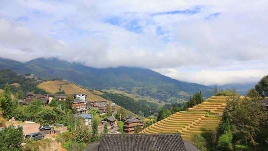 广西龙脊梯田云海延时合集