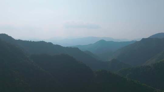 江西抚州马头山原始森林公园延时航拍