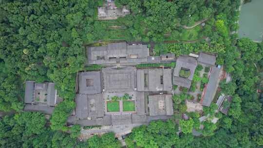 航拍佛教圣地四大名利刹·当阳玉泉寺（3）