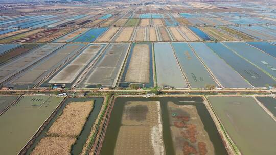 安徽省马鞍山市丹阳湖农场航拍