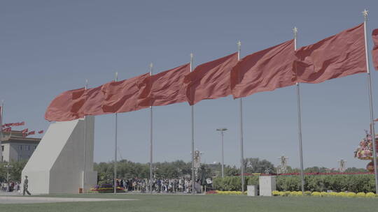 祝福祖国 大气北京素材 天安门红旗