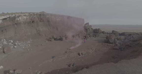 乌兰哈达火山航拍