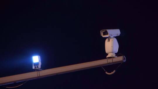 交警交通岗监控抓拍交通执法记录仪摄像头视频素材模板下载