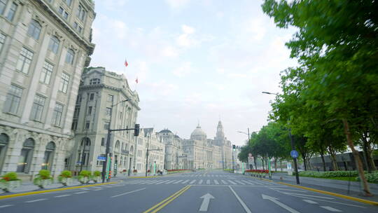 上海外滩 钟楼 浦东银行 广东路