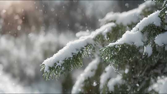 唯美下雪