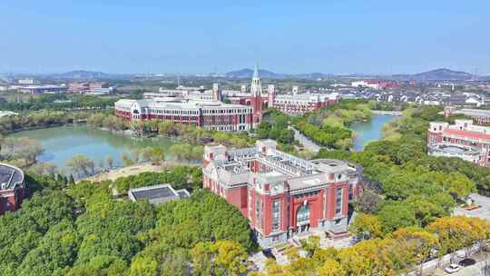 华东政法大学 松江大学城 最美大学航拍