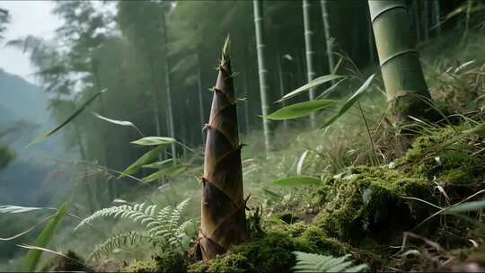 破土而出的竹笋合集