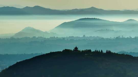 水墨山川航拍