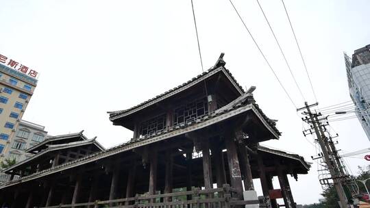 广西陆川县九洲江风雨桥