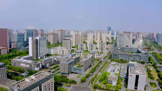 「有版权」航拍昆山花桥城市建筑合集4K-2