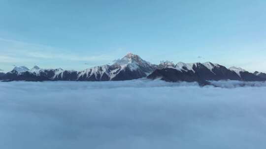 贡嘎雪山云海延时