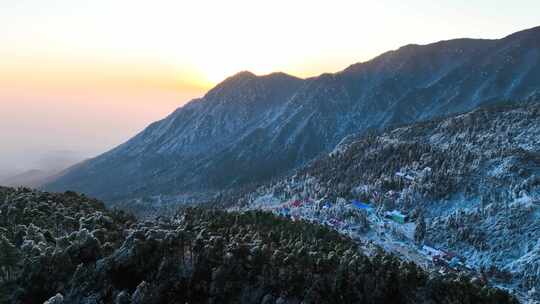 庐山小天池雪景