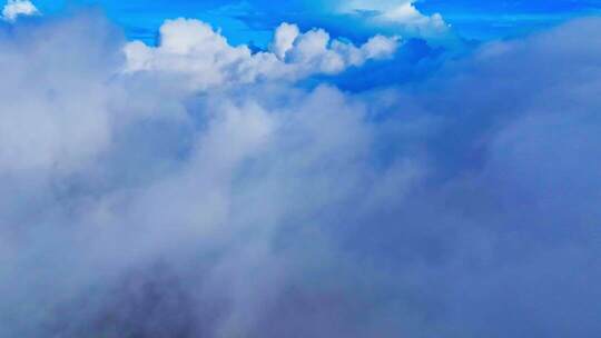 高空俯瞰云海景观