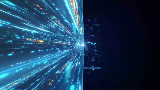 科技LOGO宣传片片头片尾穿梭