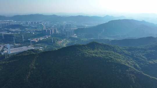 广州黄埔区长焦航拍天河区