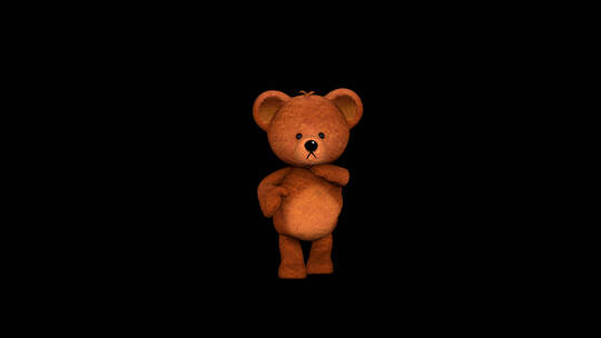 泰迪熊滑稽舞蹈