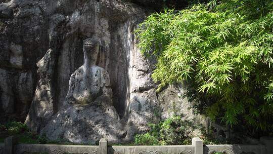 杭州吴山景区石佛院塑像