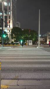 上海外滩街景夜景