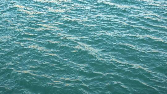 蓝色水面波浪波纹素材4k