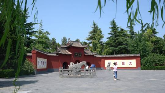 洛阳白马寺国际佛殿泰国寺庙古建筑光影