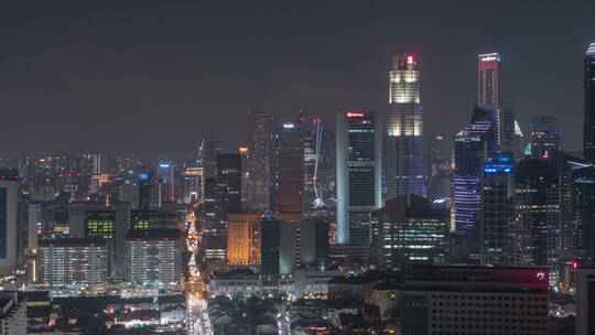 夜晚繁华的城市