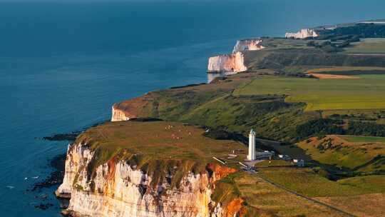 Etretat，诺曼底，海岸，海