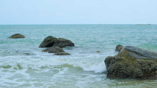 大海 礁石 岩石 海浪 海景 海南三亚