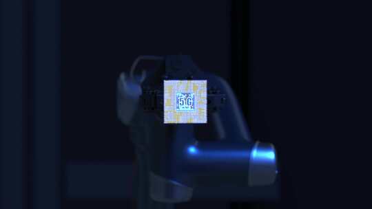 芯片 科技 机械 机械臂 科研视频素材模板下载