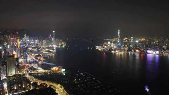 香港夜景航拍