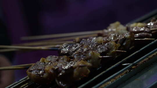 小吃 夜市 烤串 小吃街 烤肉  特色食材